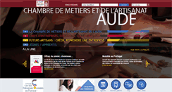 Desktop Screenshot of cma-aude.fr